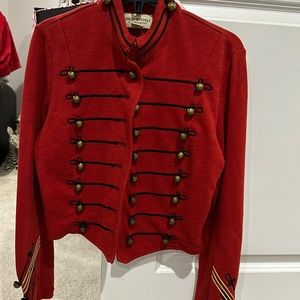 Denim & Supply Red Military Jacket